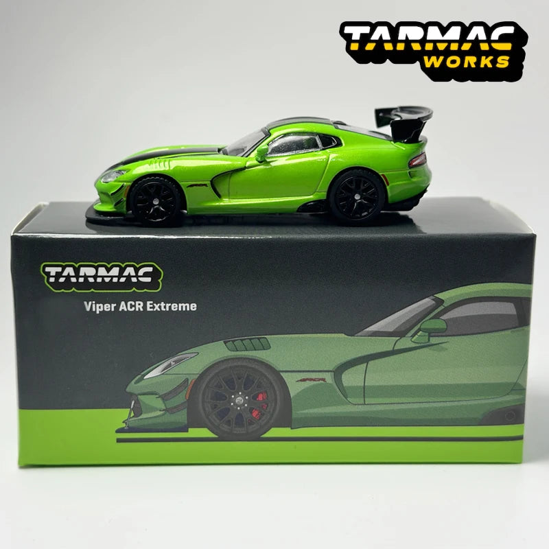 Tarmac Works 1:64 TW Viper ACR Extreme Green Metallic alloy car model