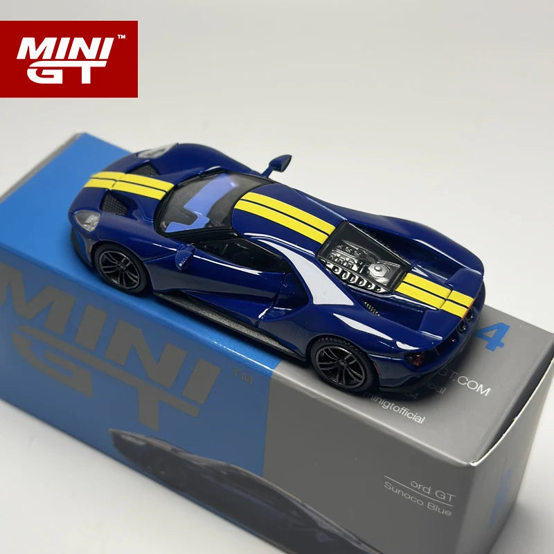 MINIGT 1:64 GT Sunoco Blue MGT alloy car model 614