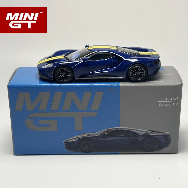 MINIGT 1:64 GT Sunoco Blue MGT alloy car model 614