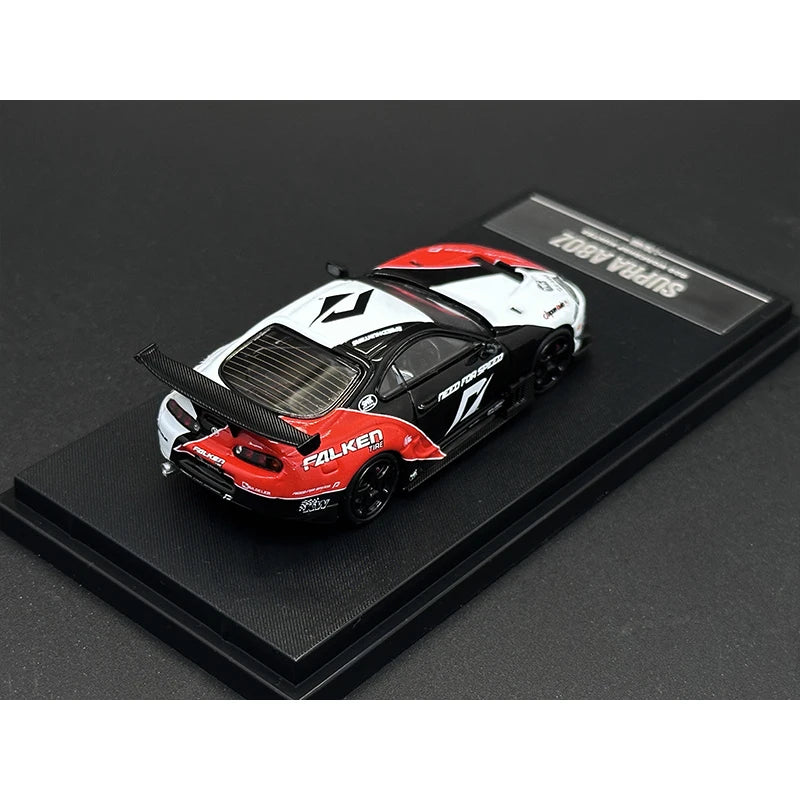 GDO In Stock 1:64 Supra A80Z NFS Racing Diecast Diorama Car Model Collection Miniature Toy